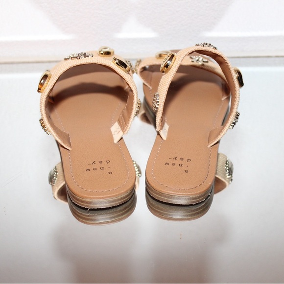 A New Day Women’s Sandals Seashells Beach Summer - Picture 3 of 5